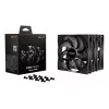 be quiet! Pure Wings 3 140mm | PWM Triple Pack ventilátor počítačovej skrine 14 cm čierny 3 kusy