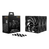 be quiet Pure Wings 3 120mm | PWM high-speed Triple Pack ventilátor počítačovej skrine 12 cm čierny 3 ks