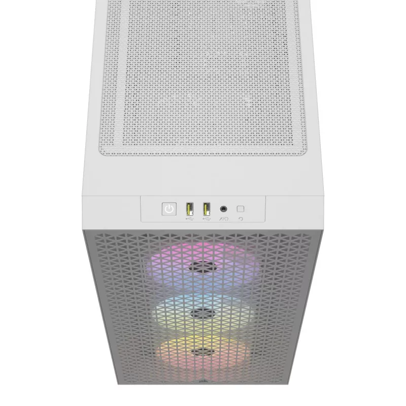 CORSAIR Mid-Tower PC skriňa – 3000d RGB Airflow – biela