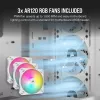 CORSAIR Mid-Tower PC skriňa – 3000d RGB Airflow – biela