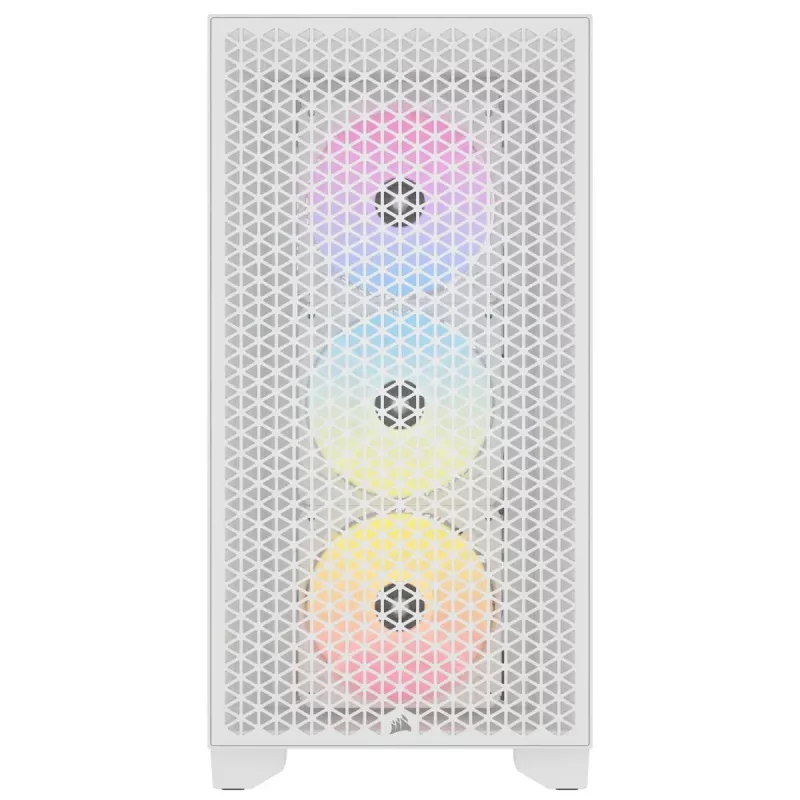 CORSAIR Mid-Tower PC skriňa – 3000d RGB Airflow – biela