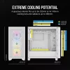 CORSAIR Mid-Tower PC skriňa – 3000d RGB Airflow – biela