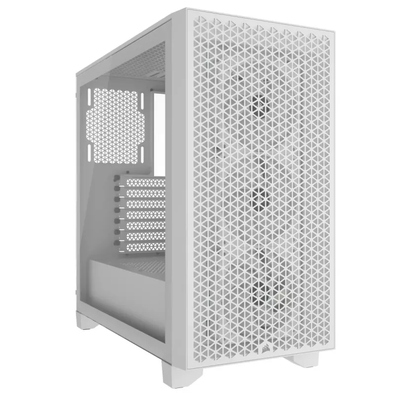 CORSAIR Mid-Tower PC skriňa – 3000d RGB Airflow – biela