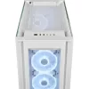 CORSAIR Mid-Tower Smart Case - iCUE 5000X - RGB QL Edition Tempered Glass True - biela
