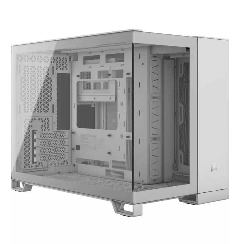 CORSAIR PC skriňa – 2500X Mid-Tower Dual Chamber PC skriňa – biela