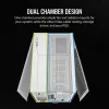 CORSAIR PC skriňa – 2500X Mid-Tower Dual Chamber PC skriňa – biela