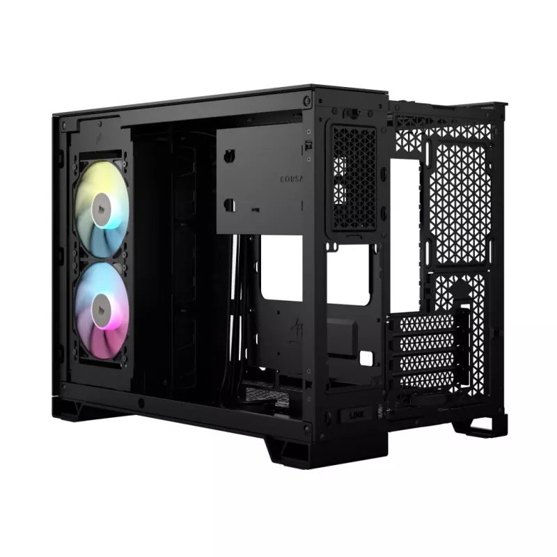 CORSAIR PC skriňa - iCUE Link 2500X RGB Micro ATX Dual Chamber čierna