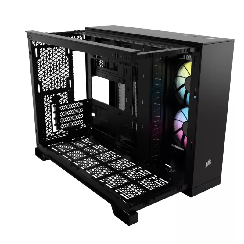 CORSAIR PC skriňa - iCUE Link 2500X RGB Micro ATX Dual Chamber čierna