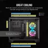CORSAIR PC skriňa - iCUE Link 2500X RGB Micro ATX Dual Chamber čierna