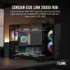 CORSAIR PC skriňa - iCUE Link 2500X RGB Micro ATX Dual Chamber čierna