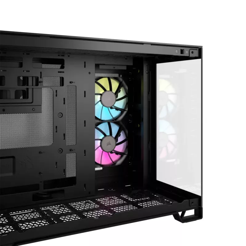 CORSAIR PC skriňa - iCUE Link 2500X RGB Micro ATX Dual Chamber čierna