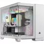 CORSAIR PC skriňa – iCUE LINK 2500X RGB Micro-ATX Dual-Chamber biela
