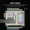 CORSAIR PC skriňa – iCUE LINK 2500X RGB Micro-ATX Dual-Chamber biela