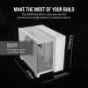CORSAIR PC skriňa – iCUE LINK 2500X RGB Micro-ATX Dual-Chamber biela