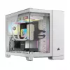 CORSAIR PC skriňa – iCUE LINK 2500X RGB Micro-ATX Dual-Chamber biela