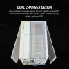 CORSAIR PC skriňa – iCUE LINK 2500X RGB Micro-ATX Dual-Chamber biela