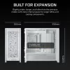 CORSAIR PC skriňa - Frame 5000D RS High-Airflow Mid-Tower PC skriňa - biela