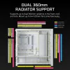 CORSAIR PC skriňa - Frame 5000D RS High-Airflow Mid-Tower PC skriňa - biela