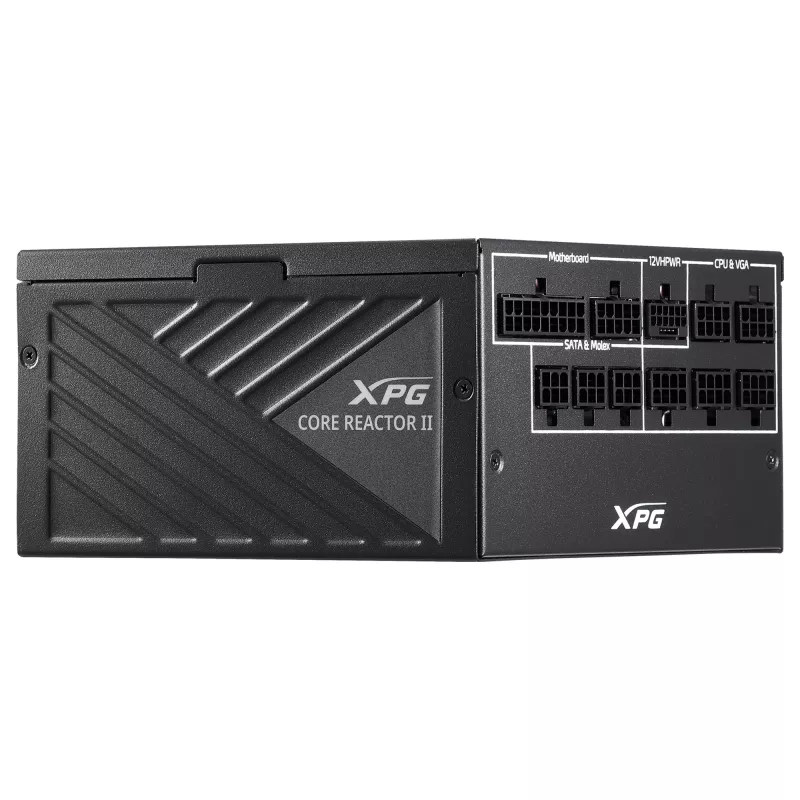 Zdroj ADATA XPG COREREACTOR II 1000W, ATX 3.0, 80 PLUS Gold, plne modulárny, 100–240 V, 50/60 Hz, čierny