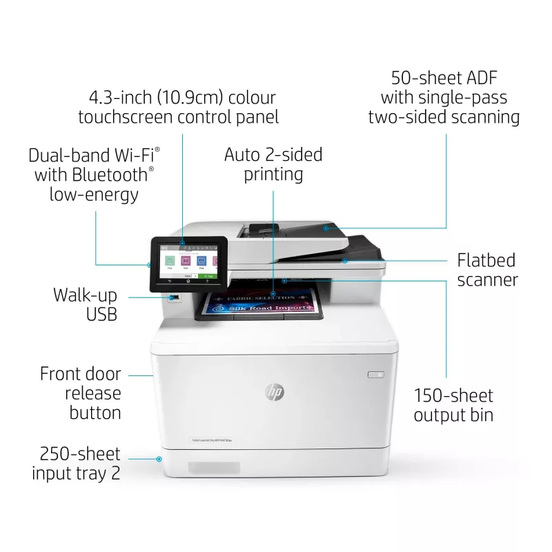 Multifunkčné zariadenie HP Color LaserJet Pro MFP M479dw laserová tlač farba