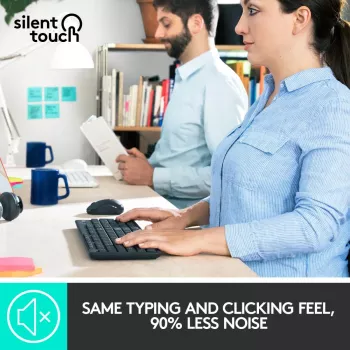 LOGITECH Mk295 Silent Wireless Combo Graphite Azerty belgická