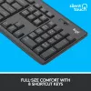 LOGITECH Mk295 Silent Wireless Combo Graphite Azerty belgická