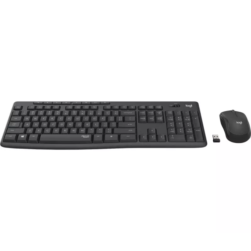 LOGITECH Mk295 Silent Wireless Combo Graphite Azerty belgická