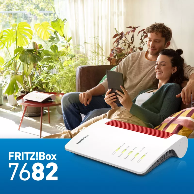 Box 7682 WLAN router 2,5 Gigabit Ethernet dvojpásmový (2,4 GHz / 5 GHz) biely