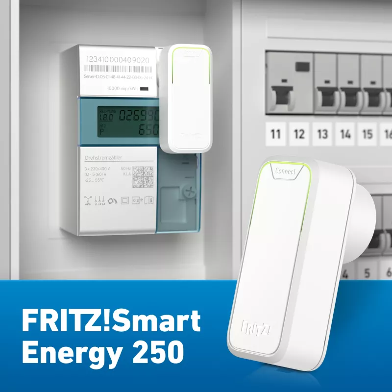 FRITZ! Smart Energy 250 rádiový vysielač do zásuvky nástenná montáž RF Wireless