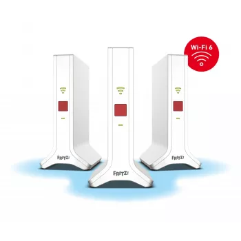 Mesh set 4200 dvojpásmový (2,4 GHz / 5 GHz) Wi-Fi 6E (802.11ax) červená, biela 2x2/4x4