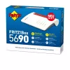 Box 5690 WLAN router 2,5 Gigabit Ethernet dvojpásmový (2,4 GHz / 5 GHz) červený, biely