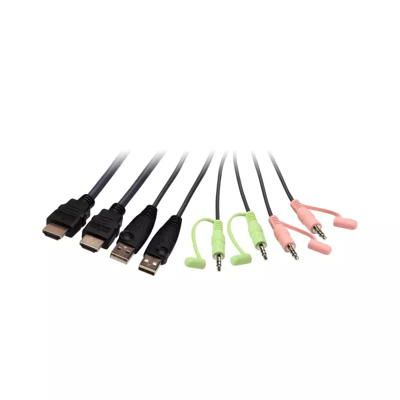 ATEN 2-portový USB 4K HDMI KVM prepínač s diaľkovým ovládačom na výber portu