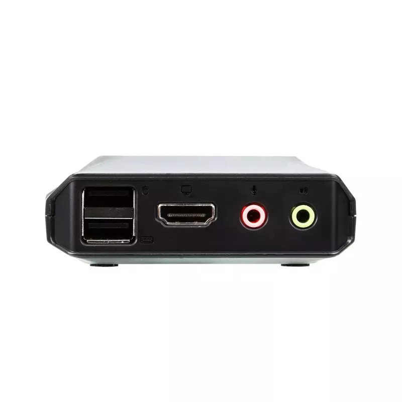 ATEN 2-portový USB 4K HDMI KVM prepínač s diaľkovým ovládačom na výber portu