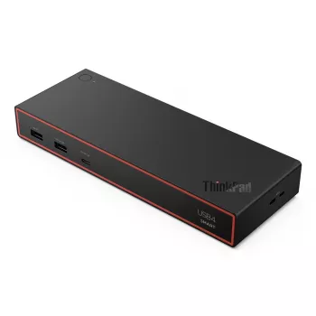 Dokovacia stanica Lenovo ThinkPad USB4 Smart Dock 5500 — USB4, USB-PD 65W, Gigabit Ethernet, 4x USB 3.2 Gen2, HDMI, 3840x2160, čierna