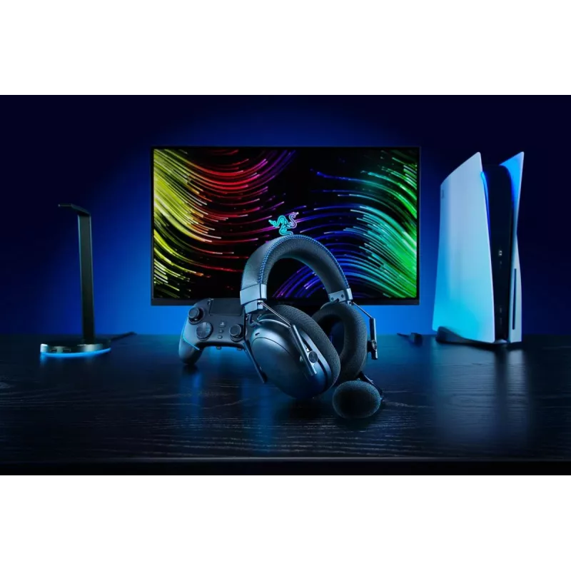 RAZER Headset Blackshark V3 Pro - Stereo - bezdrôtový/ USB - čierny pre Playstation