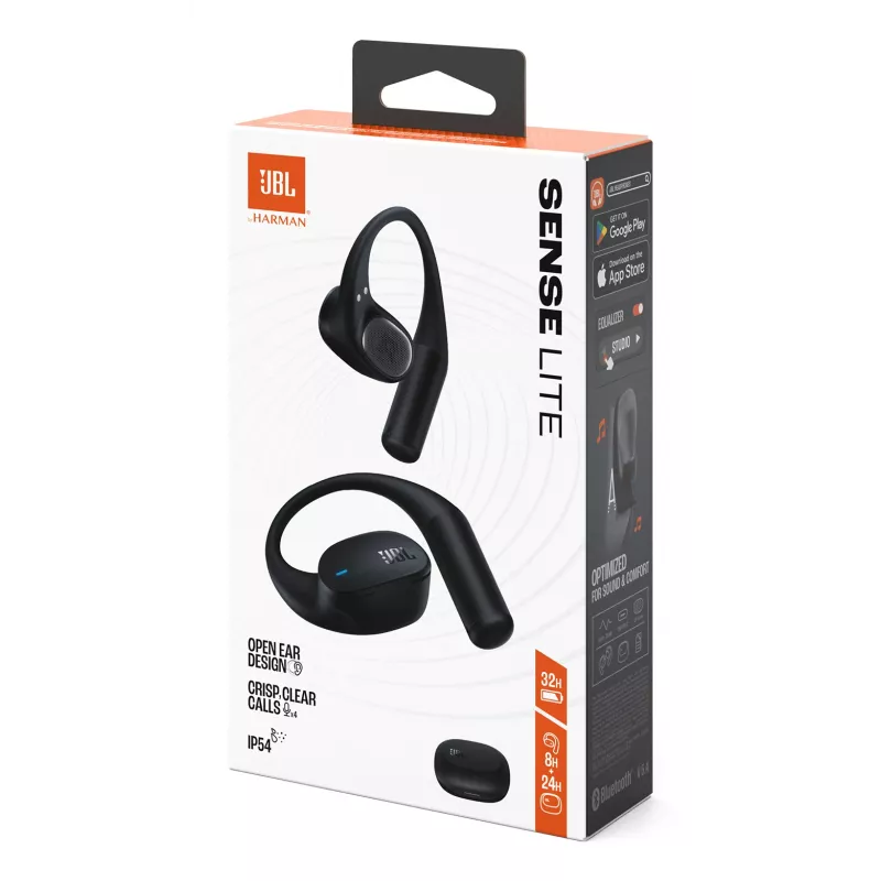 JBL Sense Lite slúchadlá bezdrôtové s ušným háčikom telefonovanie/hudba Bluetooth čierne