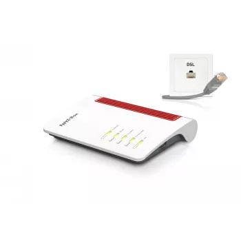Box FRITZ 7530 WLAN router Gigabit-Ethernet Dualband (2,4 GHz / 5 GHz) čierny, červený, biely
