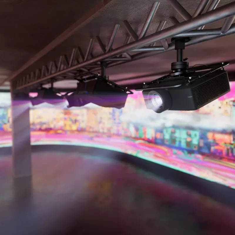 Projektor Optoma ZU820T 7500 ANSI Lumen DLP WUXGA 3D čierny