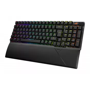 ASUS ROG Strix Scope II 96 Wireless klávesnica herná USB + RF Wireless + Bluetooth QWERTZ nemecká čierna