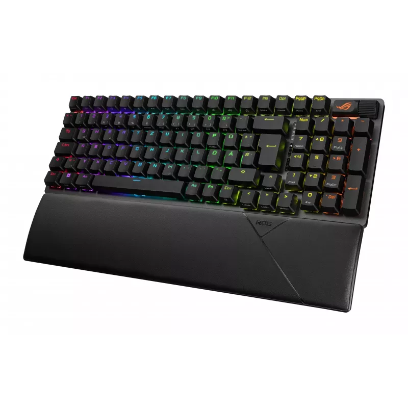 ASUS ROG Strix Scope II 96 Wireless klávesnica herná USB + RF Wireless + Bluetooth QWERTZ nemecká čierna