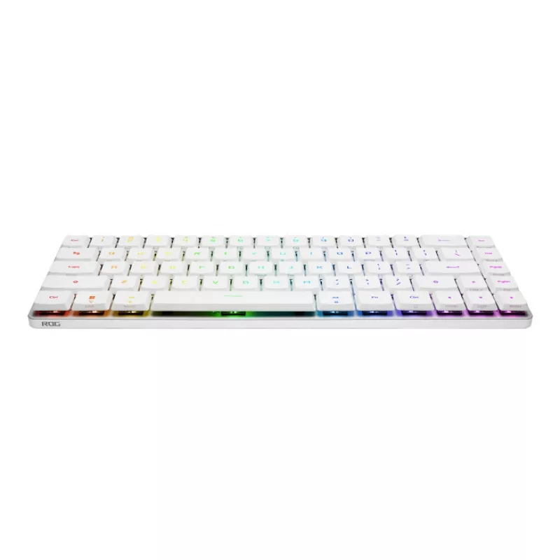 ASUS ROG Falchion RX Low Profile klávesnica herná USB + RF Wireless + Bluetooth QWERTZ biela