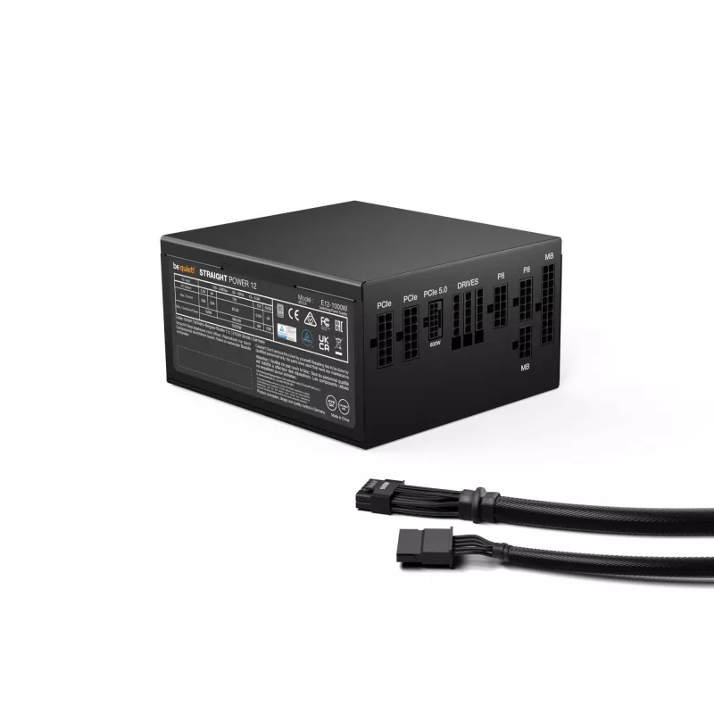 be quiet! BN338 napájací zdroj 1000 W 20+4 pin ATX ATX čierny