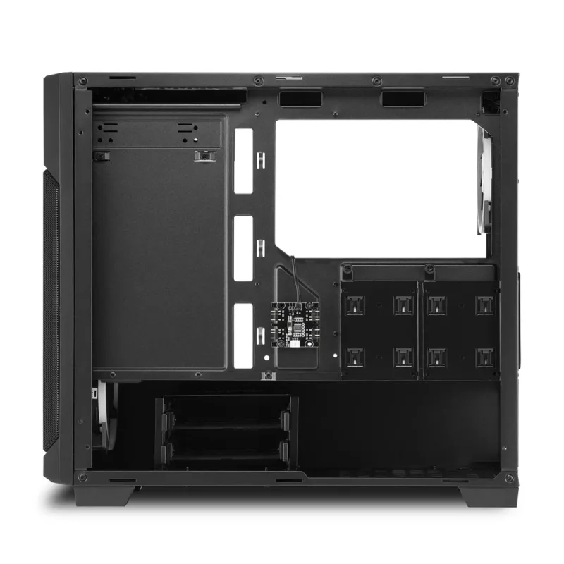 SHARKOON skriňa V1000 RGB Micro Tower čierna