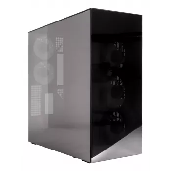 ARCTIC Xtender VG (Mirror Black) Premium E-ATX PC skriňa s vertikálnym držiakom GPU