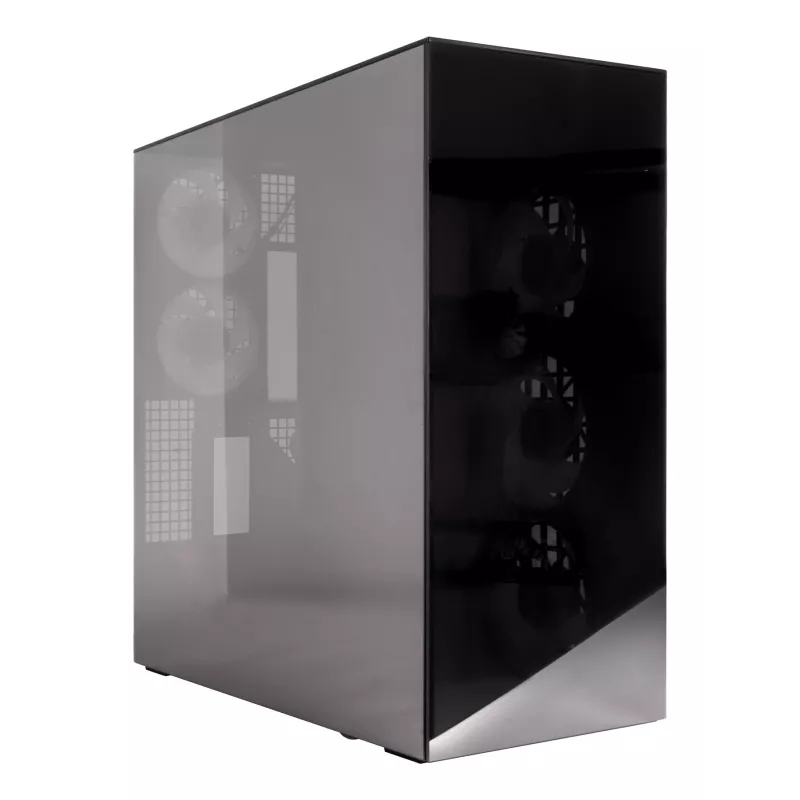 ARCTIC Xtender VG (Mirror Black) Premium E-ATX PC skriňa s vertikálnym držiakom GPU