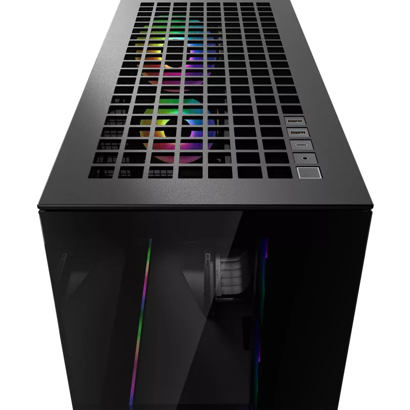ARCTIC Xtender VG (Mirror Black) Premium E-ATX PC skriňa s vertikálnym držiakom GPU