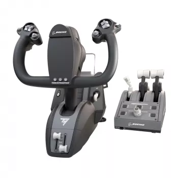 Thrustmaster TCA Yoke Pack Boeing Edition čierna, sivá USB Fightstick PC, Xbox, Xbox One, Xbox One S, Xbox One X, Xbox Series S, Xbox Series X