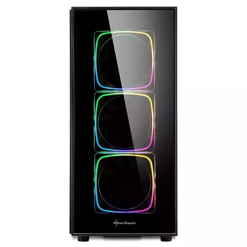 PC skriňa Sharkoon TG6 RGB Midi Tower čierna