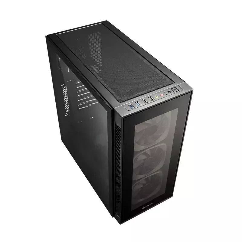 PC skriňa Sharkoon TG6 RGB Midi Tower čierna