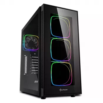 PC skriňa Sharkoon TG6 RGB Midi Tower čierna